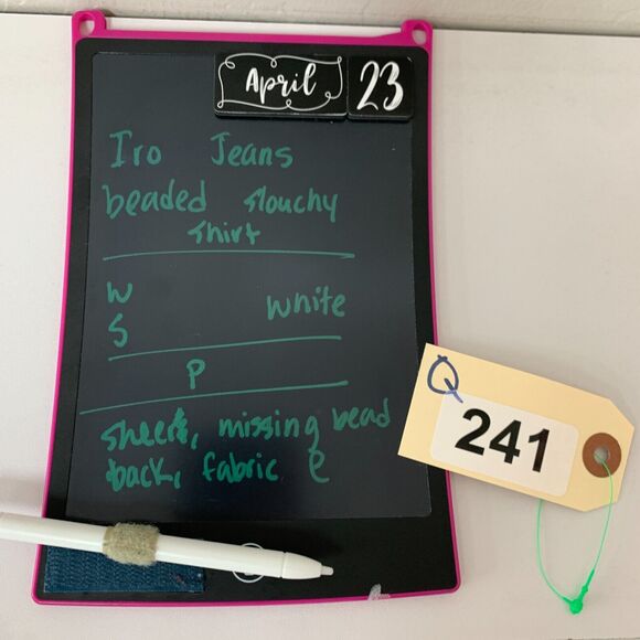 IRO Jeans Dway Studded Sheer Top Womens S Small White Oversized Mid Sleeve Shirt - Picture 14 of 15